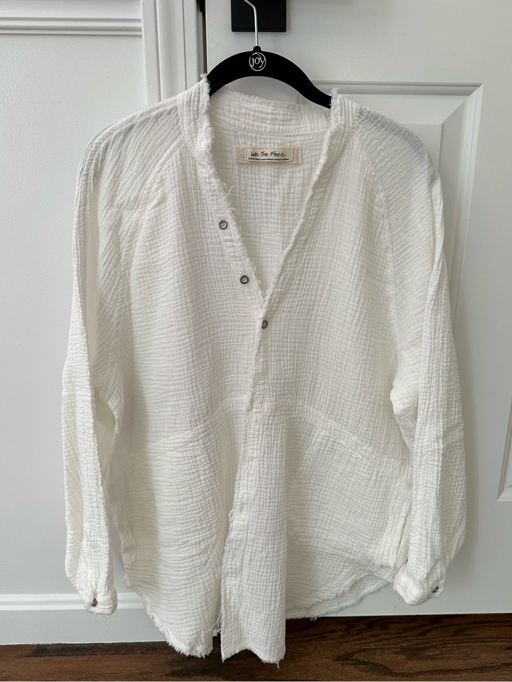 Free People Summer Daydream Oversize Cotton Gauze Button Up Shirt, XS